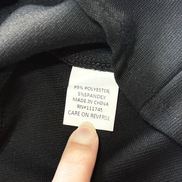 NWT WDNY Peplum Slim Fit Flattering Shaping Short Sleeve Back Zip Blouse Top M - Picture 5 of 12